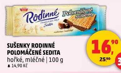 SUŠENKY RODINNÉ POLOMÁČENÉ SEDITA, 100 g 
