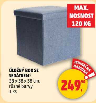 ÚLOŽNÝ BOX SE SEDÁTKEM, 1 ks 