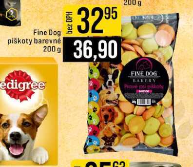 Fine Dog piškoty barevné 200 g 