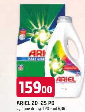 ARIEL 20-25 PD vybrané druhy