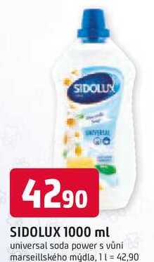 SIDOLUX 1000 ml universal soda 