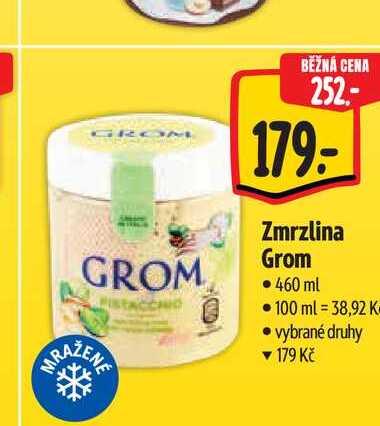   Zmrzlina Grom   460 ml  