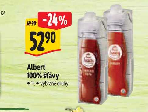  Albert 100% šťávy 1 l
