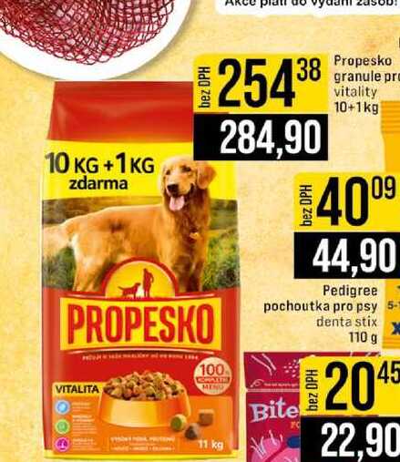 Propesko granule pro psy 10+1 kg
