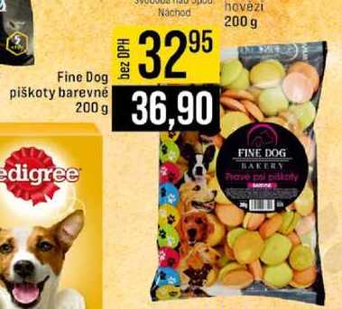 Fine Dog piškoty barevné 200 g