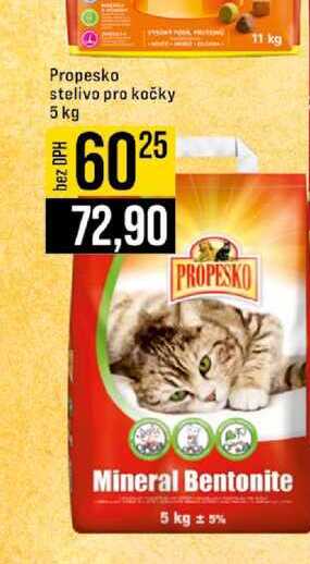 Propesko stelivo pro kočky 5 kg