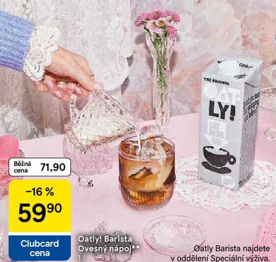 Oatly! Barista Ovesný nápoj, 1 l 