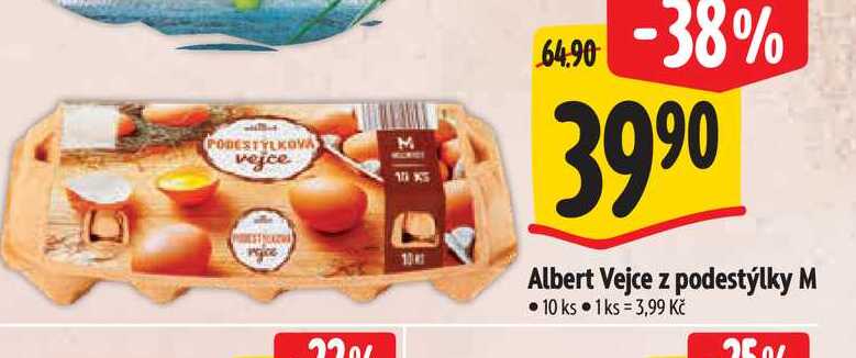   Albert Vejce z podestýlky M 10 ks  