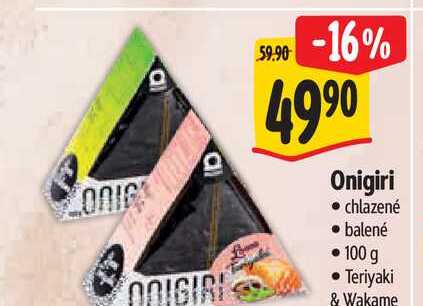  Onigiri chlazené 100 g