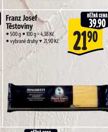 Franz Josef Těstoviny 500 g 