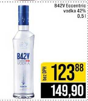 B42V Eccentric vodka 42% 0,5 l