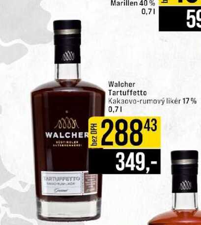 Walcher Tartuffetto 0,7 l