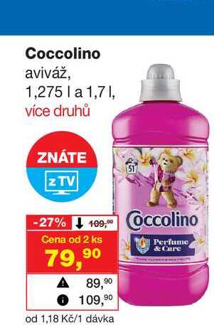 Coccolino aviváž, 1,275l