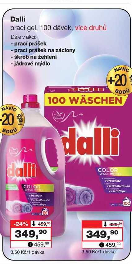 Dalli prací gel, 100 dávek