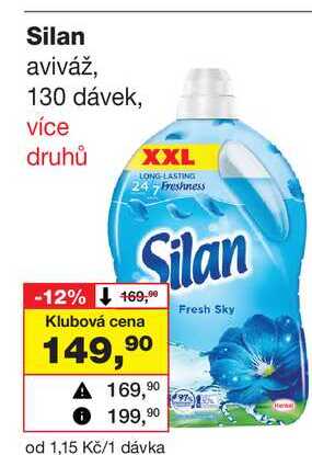Silan aviváž, 130 dávek
