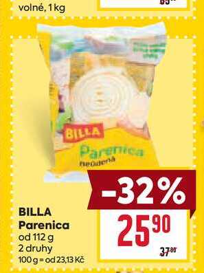 BILLA Parenica od 112 g 