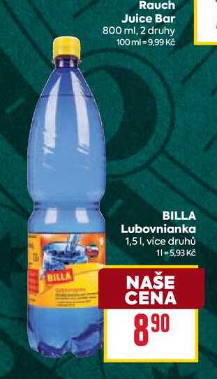 BILLA Lubovnianka 1,5l
