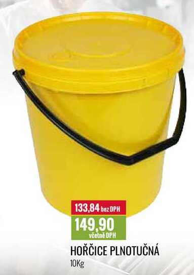 HOŘČICE PLNOTUČNÁ 10Kg 