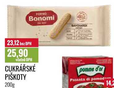 CUKRÁŘSKÉ PIŠKOTY 200g
