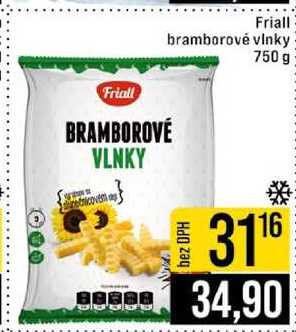 Friall bramborové vlnky 750 g