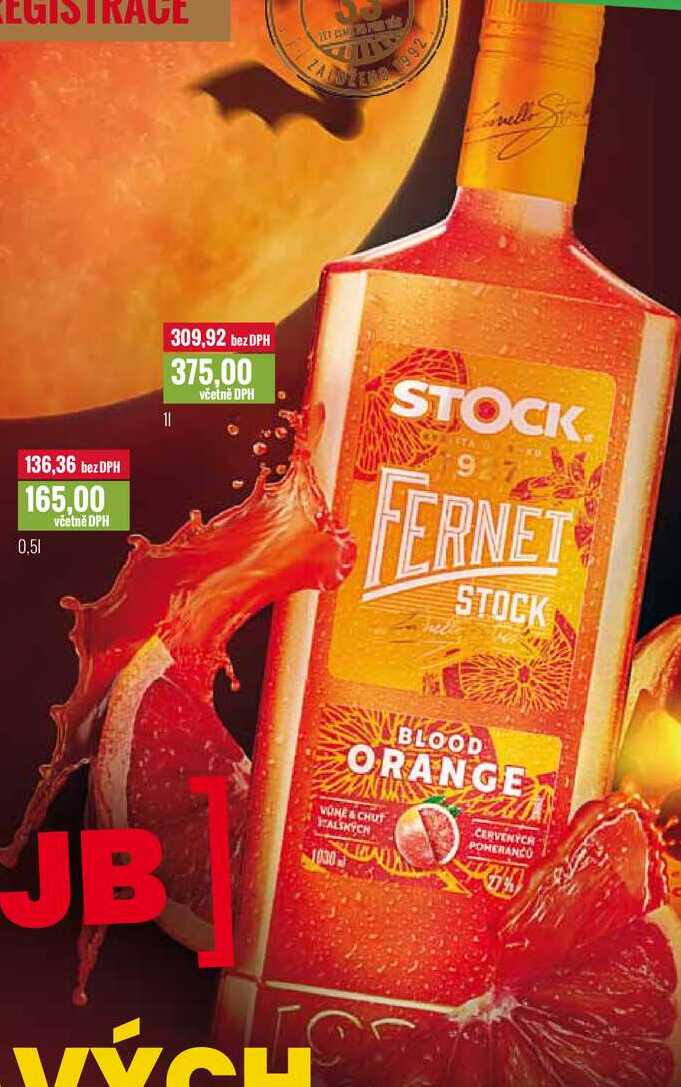 FERNET STOCK BLOOD ORANGE 0,5l, 1l