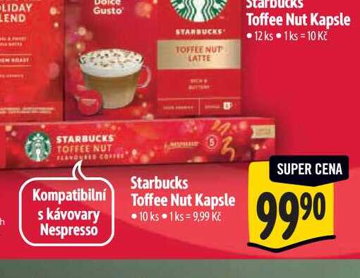   Starbucks Toffee Nut Kapsle 10 ks  