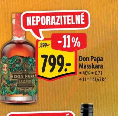   Don Papa Masskara  0,7 l
