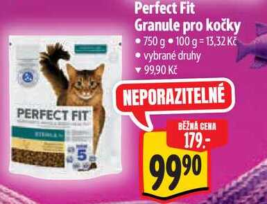   Perfect Fit Granule pro kočky  750 g 
