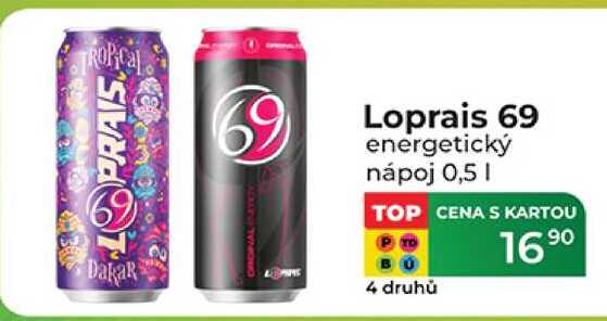 Loprais 69 energetický nápoj 0,5 I