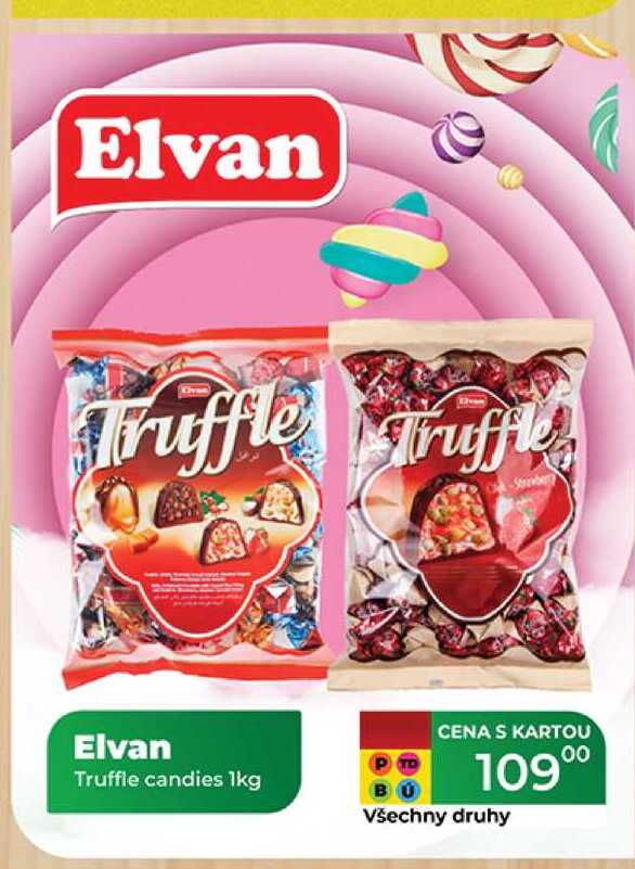 Elvan Truffle candies 1kg 