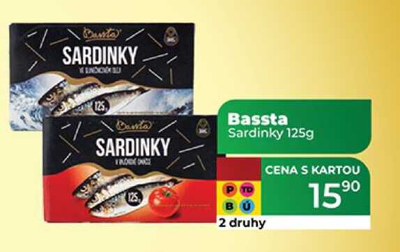 Bassta Sardinky 125g 
