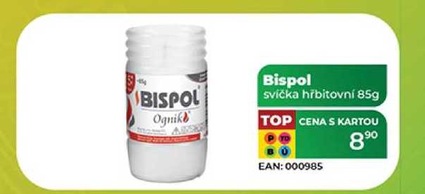 Bispol svíčka hřbitovní 85g  