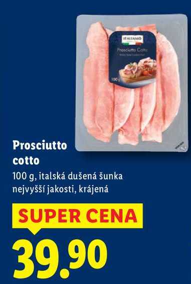 Prosciutto cotto, 100 g