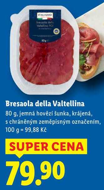 Bresaola della Valtellina, 80 g