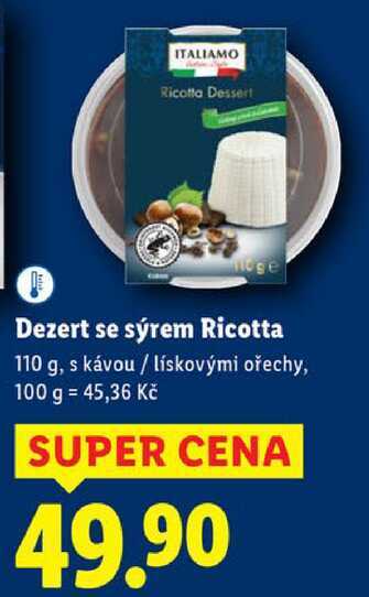 Dezert se sýrem Ricotta, 110 g