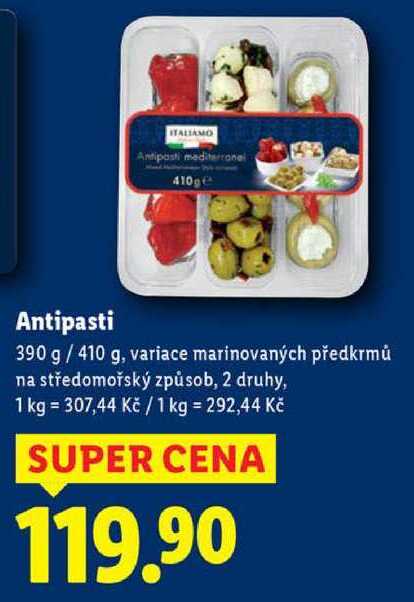Antipasti, 390 g/410 g