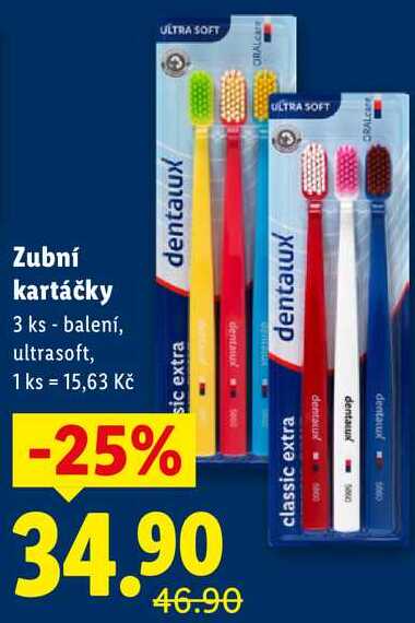 Zubní kartáčky, 3 ks