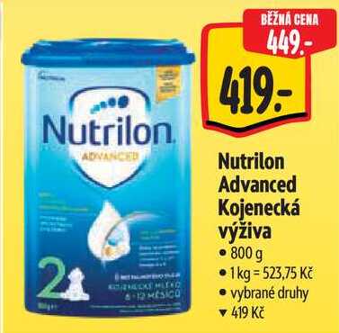 Nutrilon Advanced Kojenecká výživa, 800 g