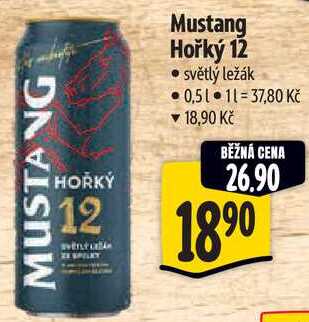 Mustang Hořký 12, 0,5 l
