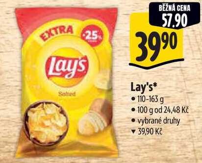 Lay's, 110-163 g 