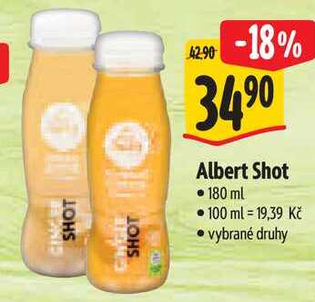 Albert Shot, 180 ml 