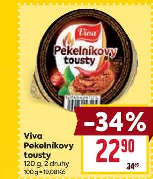 Viva Pekelníkovy tousty 120 g