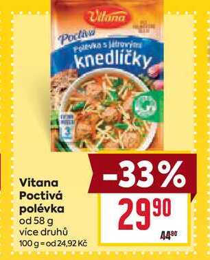 Vitana Poctivá polévka od 58 g 
