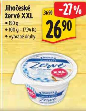 Jihočeské žervé XXL, 150 g