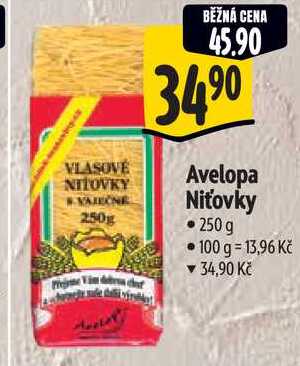 Avelopa Niťovky, 250 g