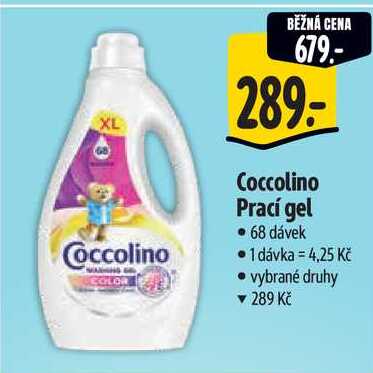 Coccolino Prací gel, 68 dávek 