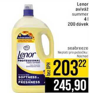 Lenor aviváž 4 l 200 dávek