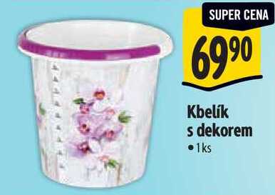 Kbelík s dekorem 