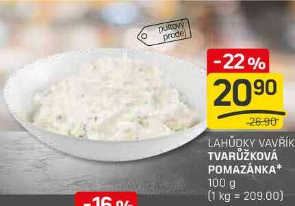 TVARŮŽKOVÁ POMAZÁNKA 100 g 