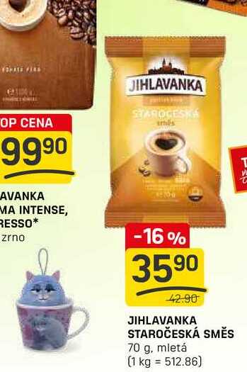 JIHLAVANKA STAROČESKÁ SMĚS 70 g, mletá 